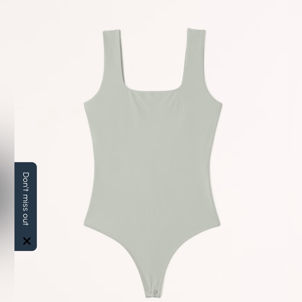 Soft Matte Seamless Squareneck Bodysuit